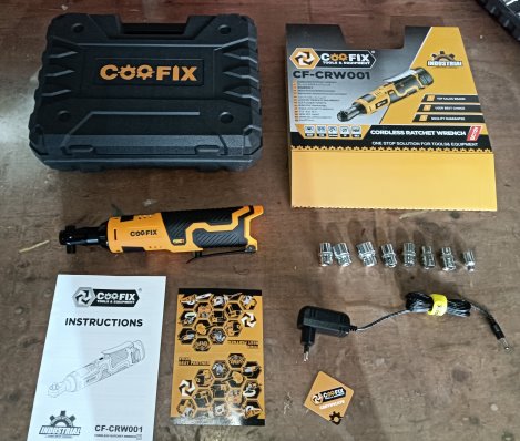 Cordless Electric Ratchet Wrench COOFIX Cordless Electric Ratchet Wrench COOFIX