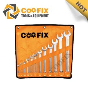 COOFIX 12pcs 유연한 뒤집을 조합 스패너 세트